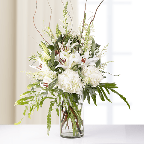 Product photo for White Swan: White Flowers