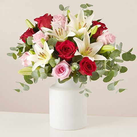 Product photo for Always Near: Roses and Lilies