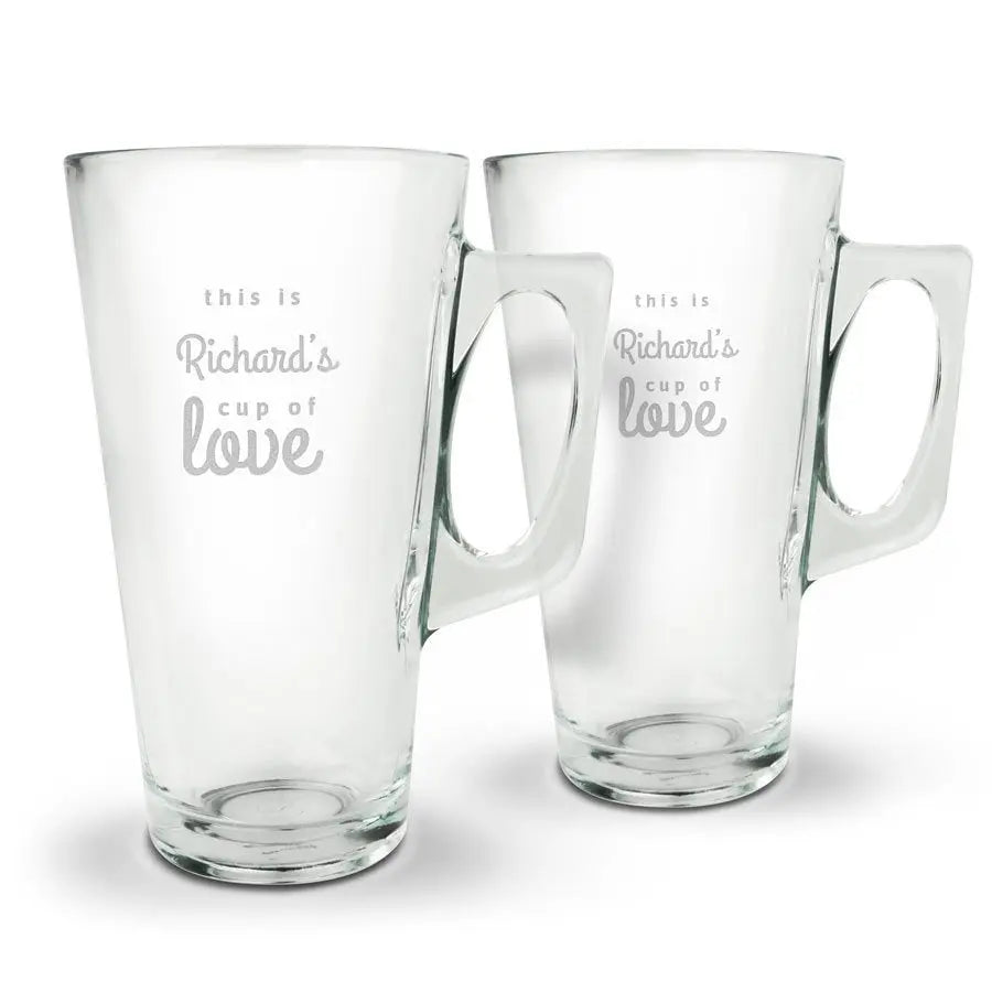 Latte macchiato glass - set of 2