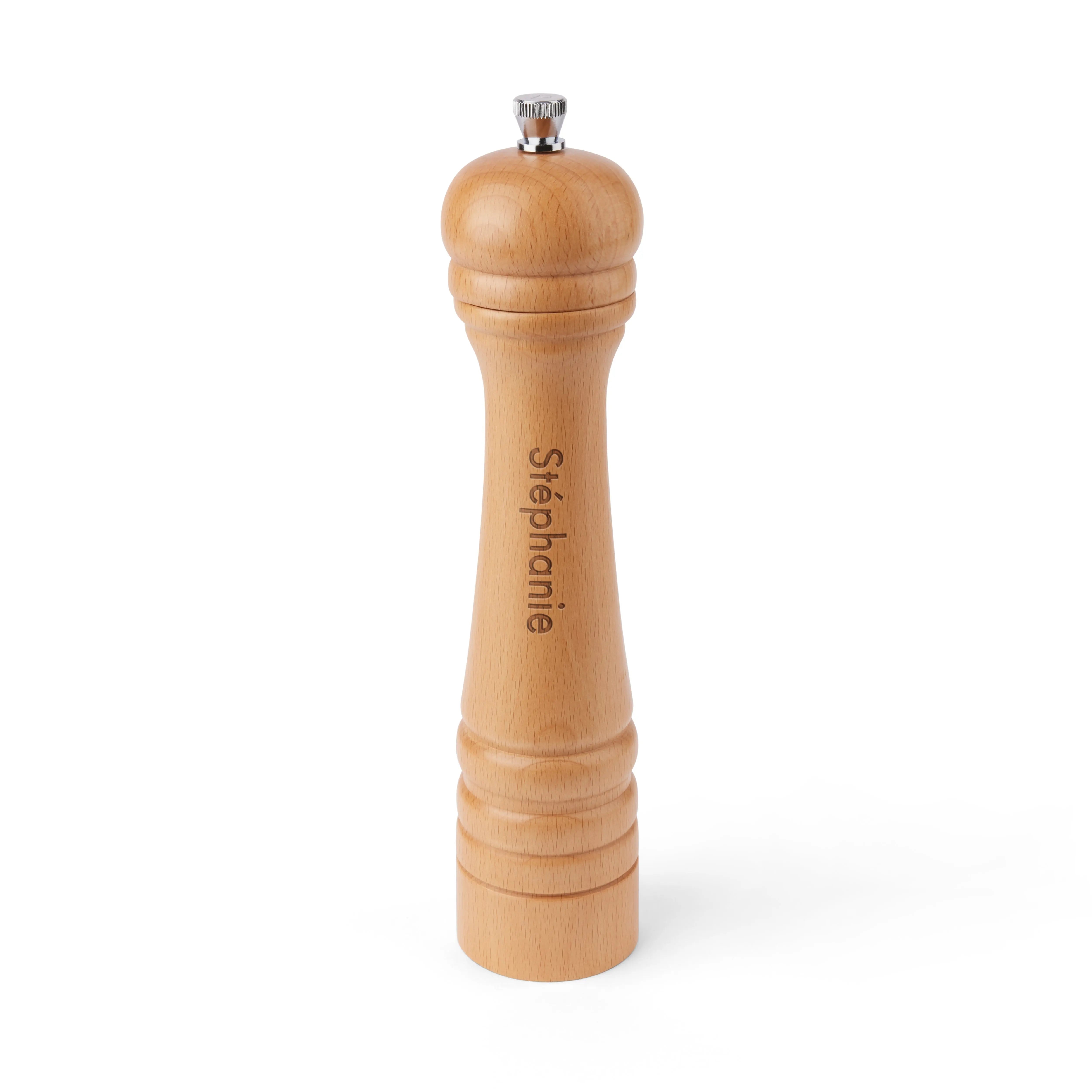 Personalised pepper grinder