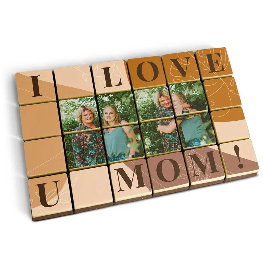 Photo on solid chocolates - set of 24