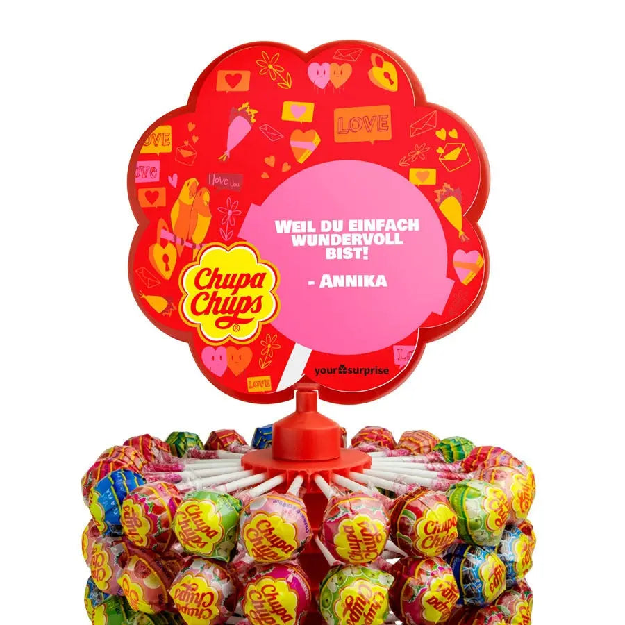 Chupa Chups tower - 200 lollipops