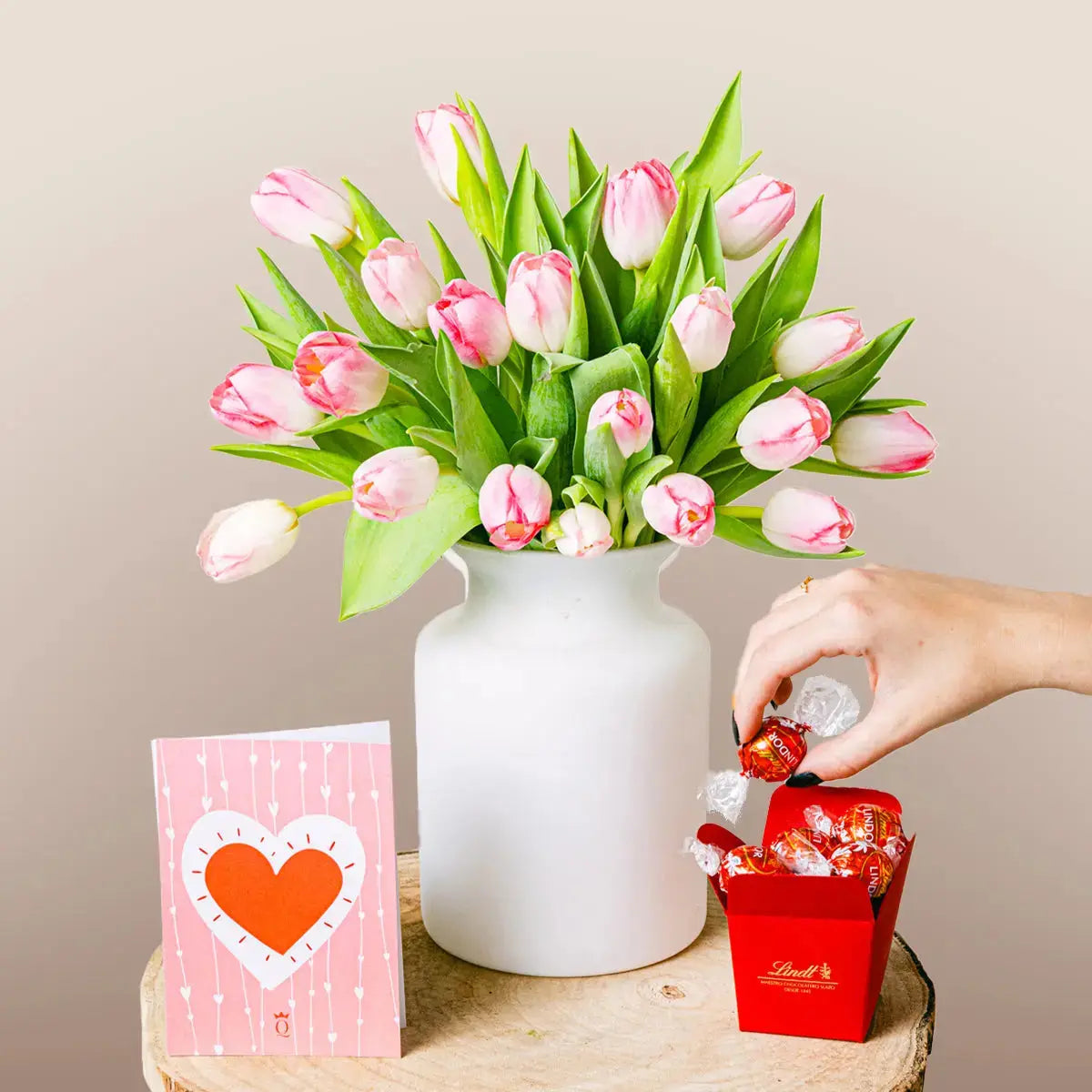 Blushing Pink Tulips