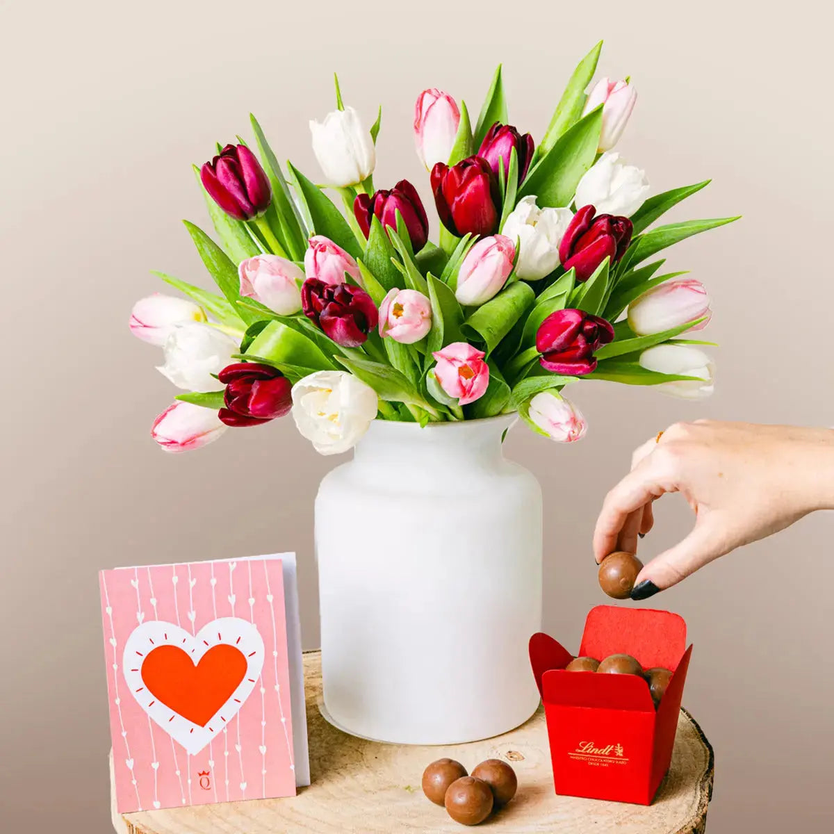 Women’s Resilience - Pink & White Tulips