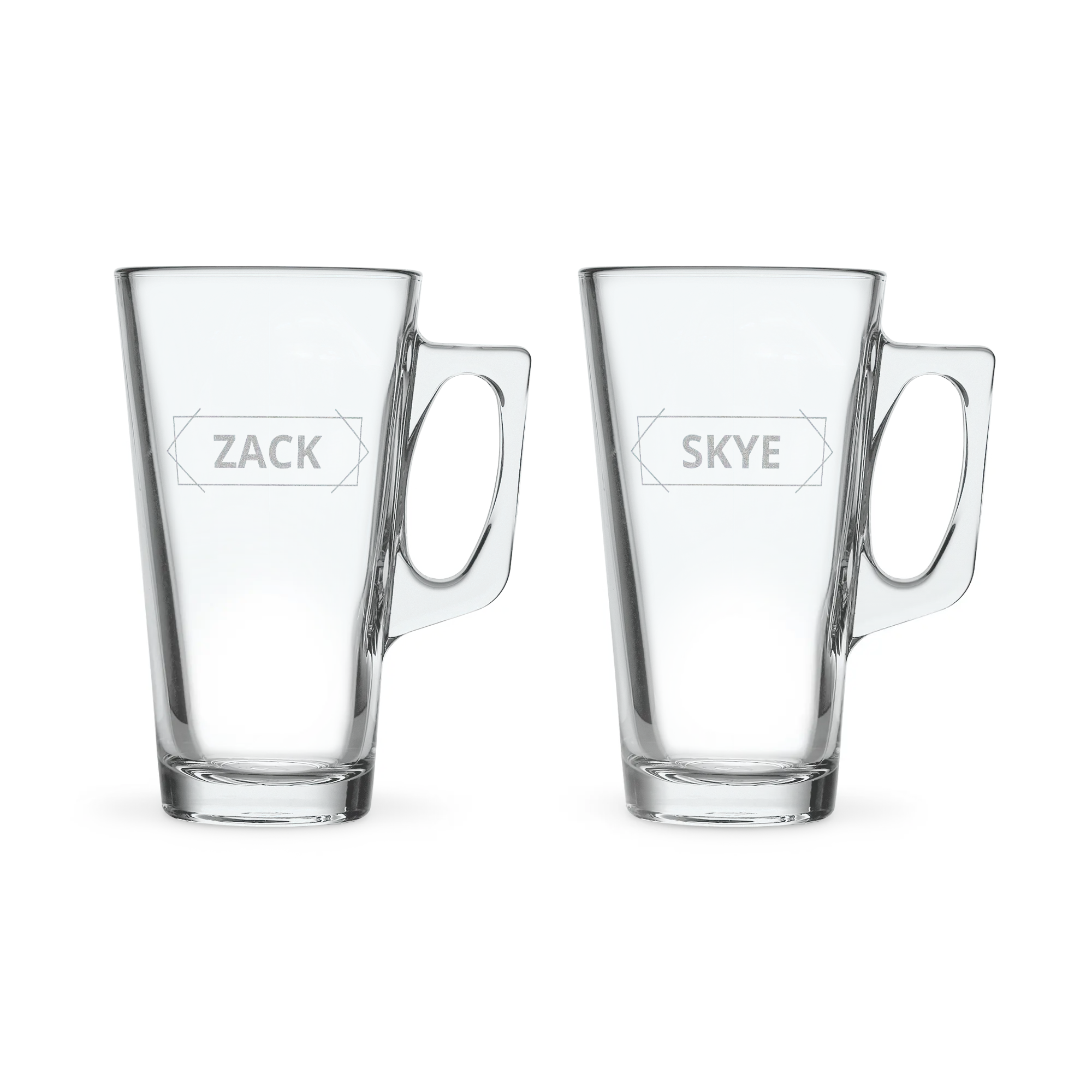 Latte macchiato glass - set of 2