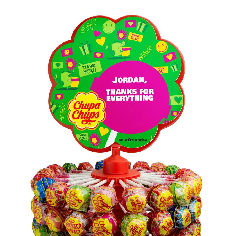 Chupa Chups tower - 200 lollipops