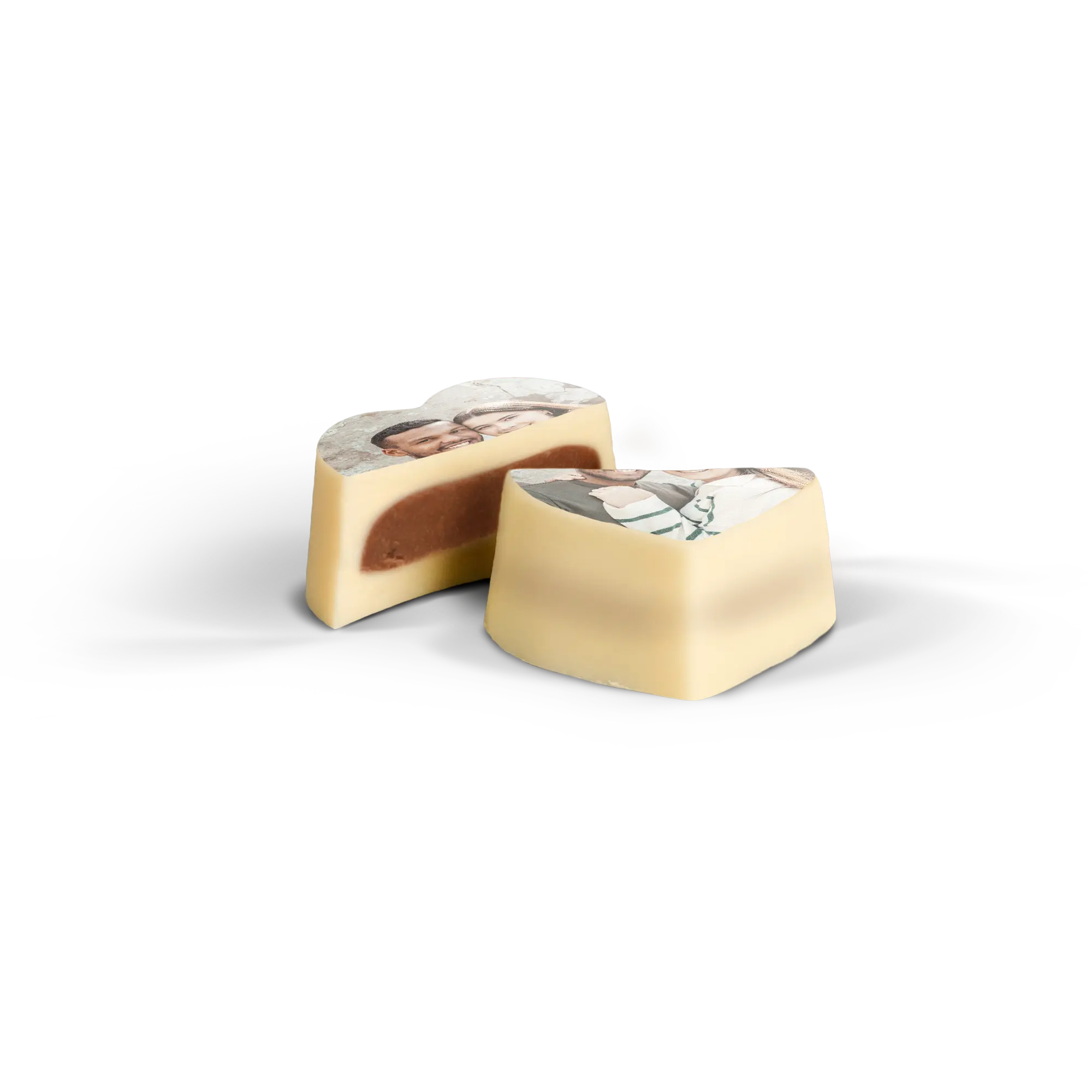 Chocolate pralines - Heart - set of 12