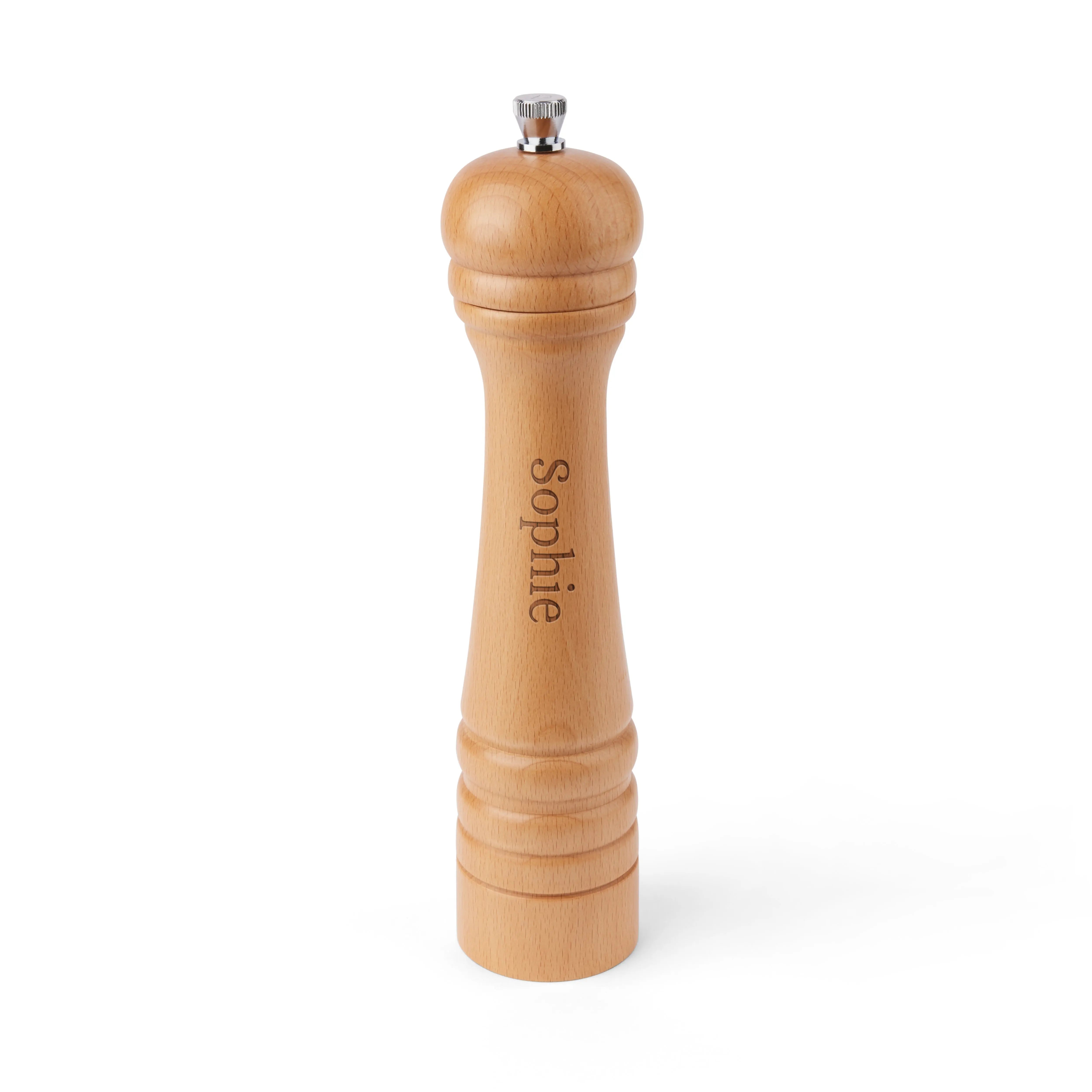Personalised pepper grinder