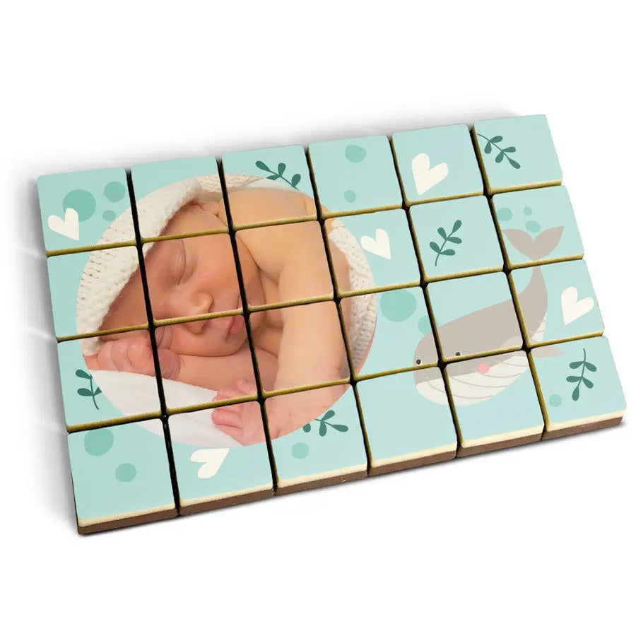 Photo on solid chocolates - set of 24