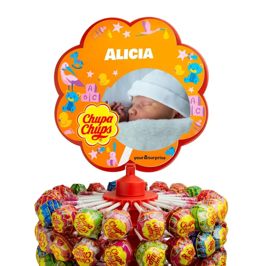 Chupa Chups tower - 200 lollipops