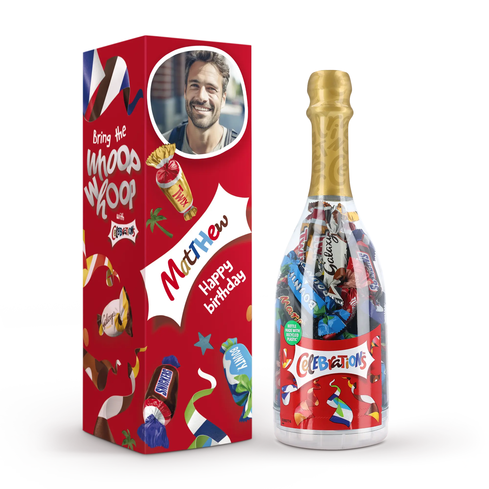 Personalised Celebrations champagne bottle