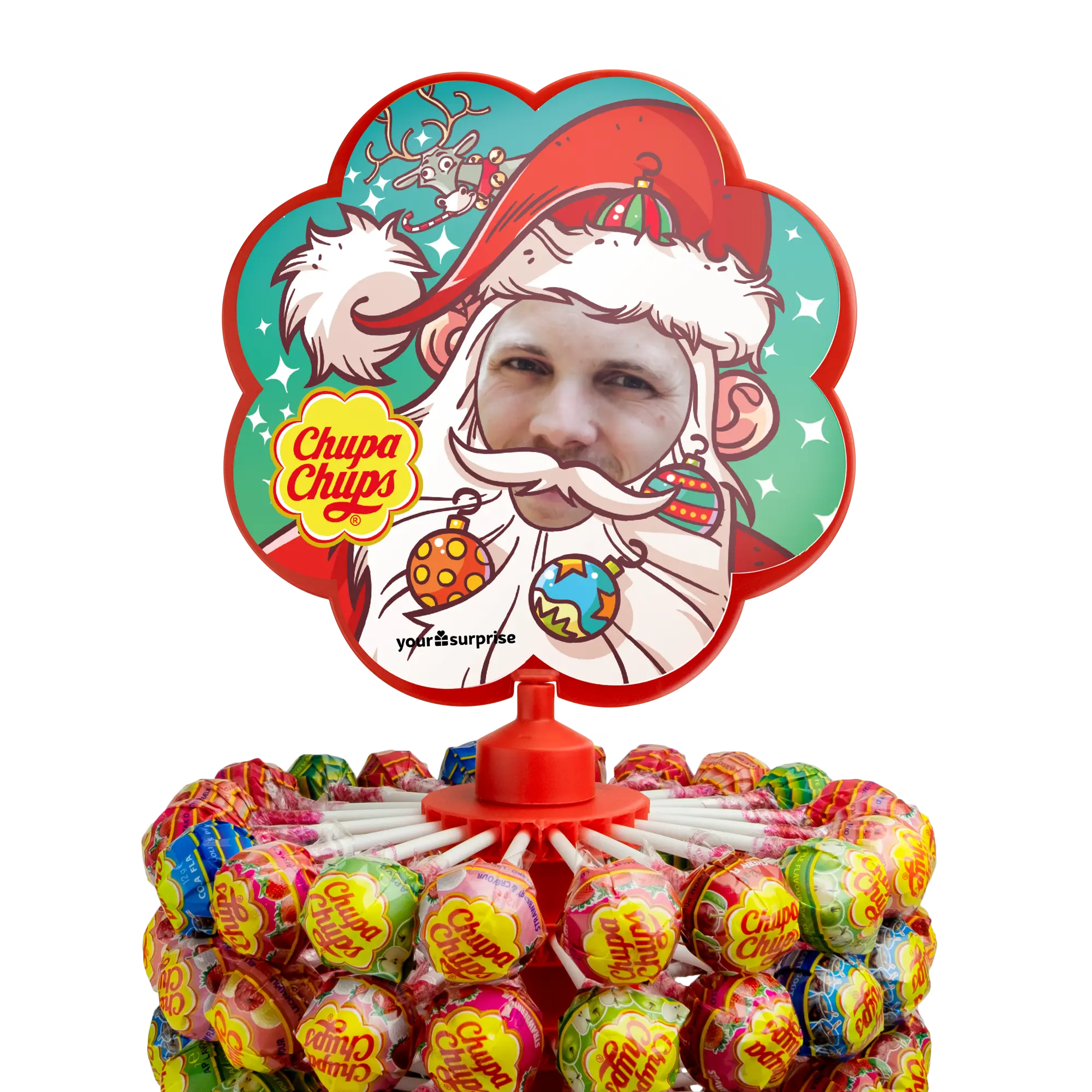 Chupa Chups tower - 200 lollipops