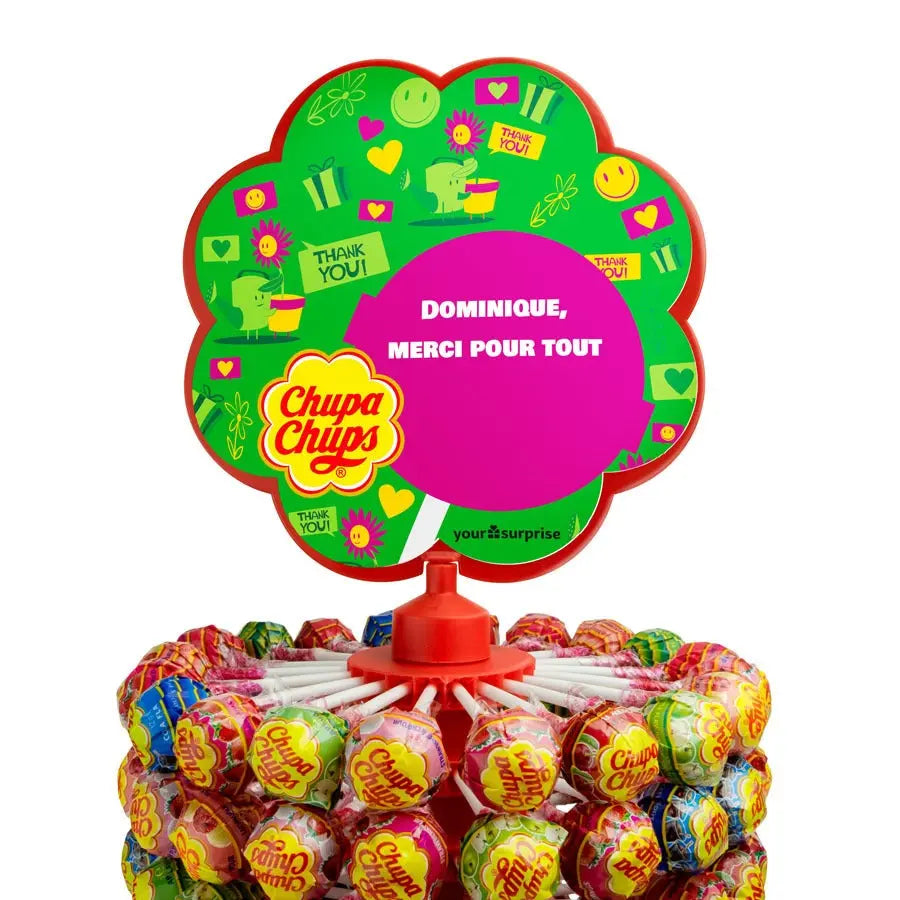 Chupa Chups tower - 200 lollipops