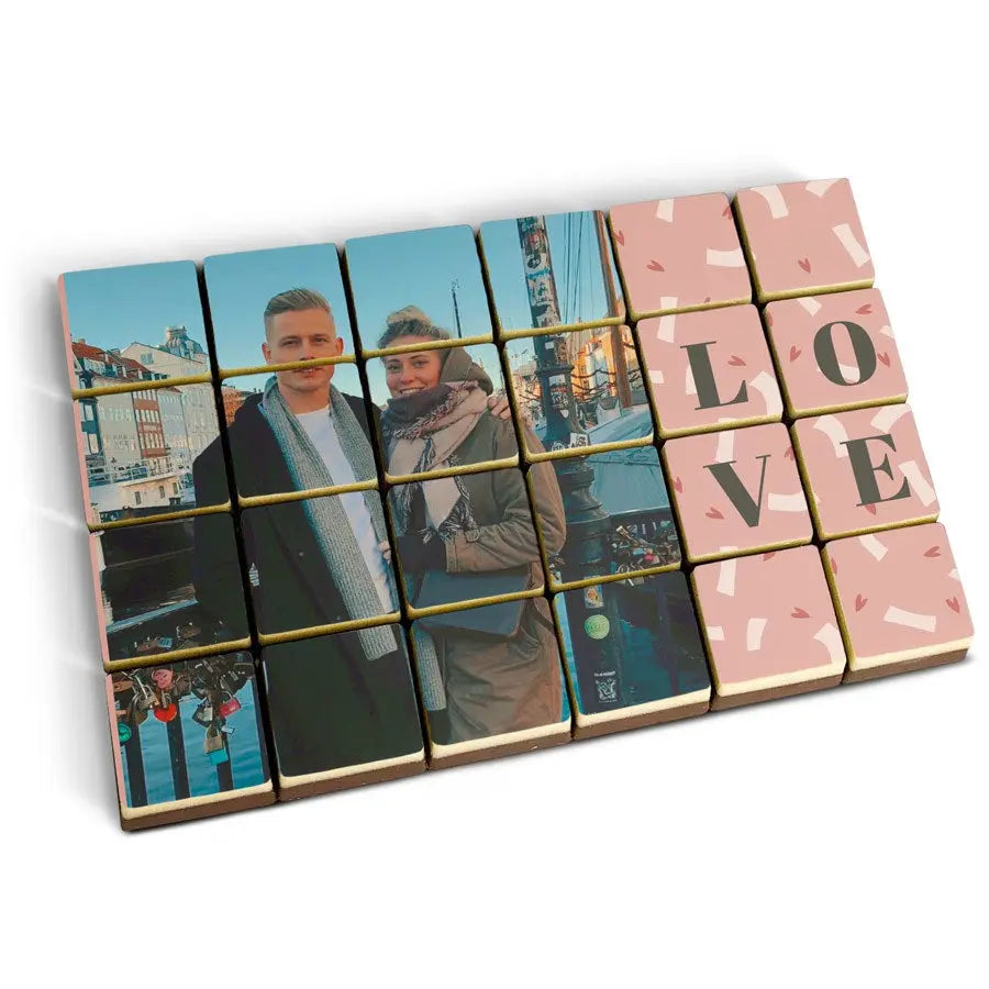 Photo on solid chocolates - set of 24