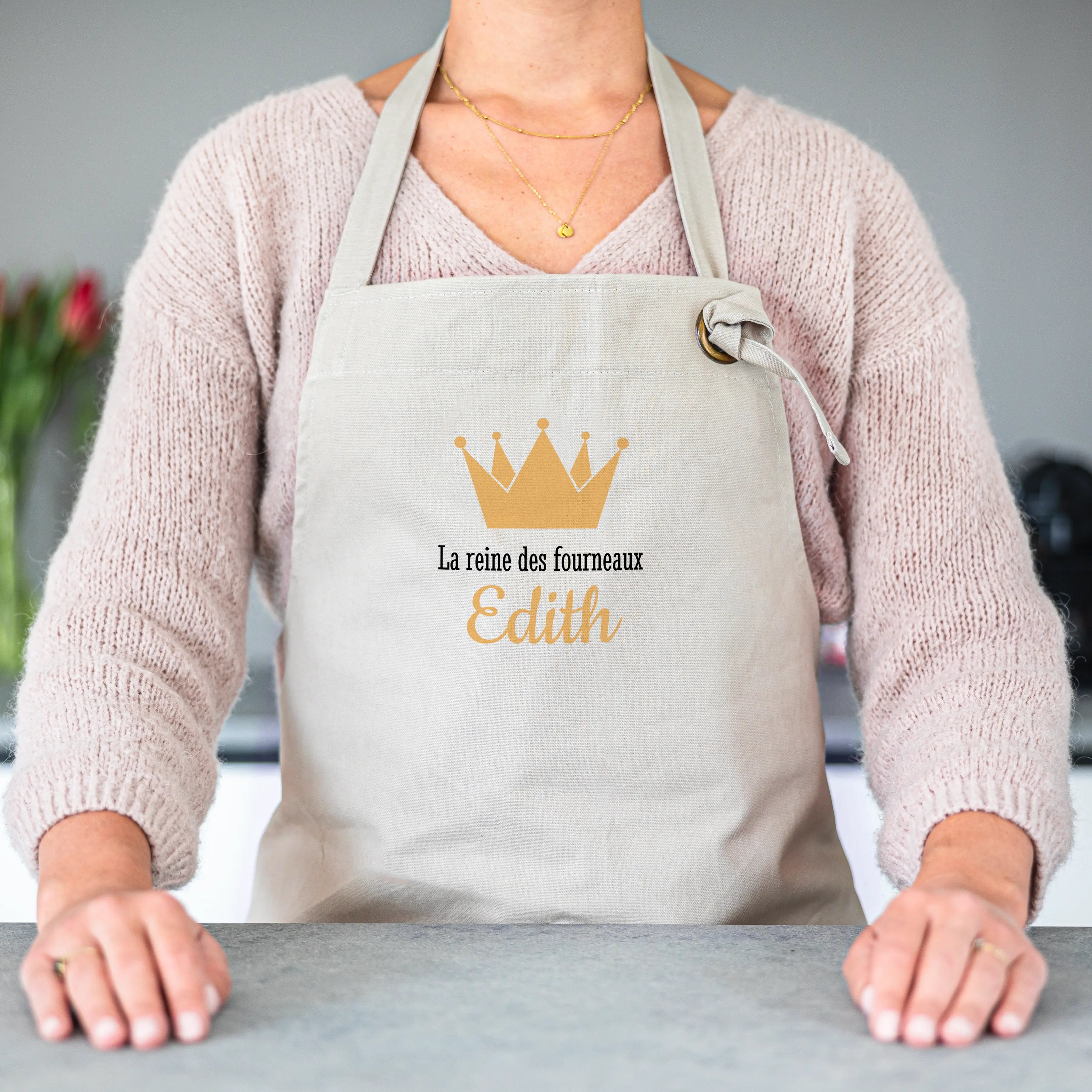 Kitchen apron - Sand