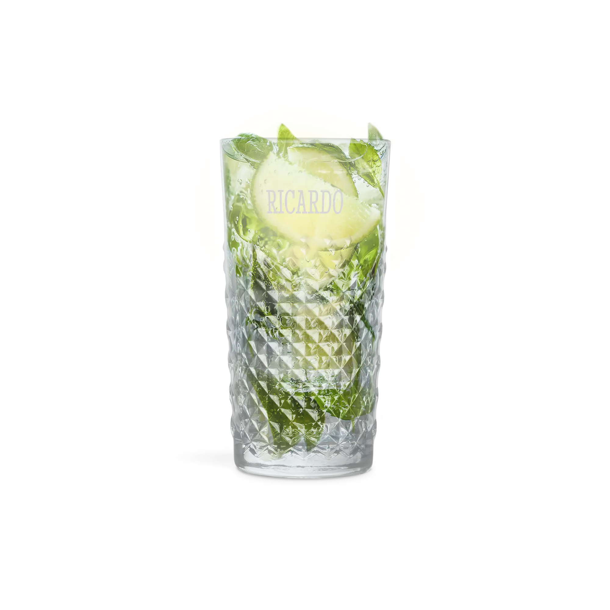 Engraved cocktail glass - Mojito