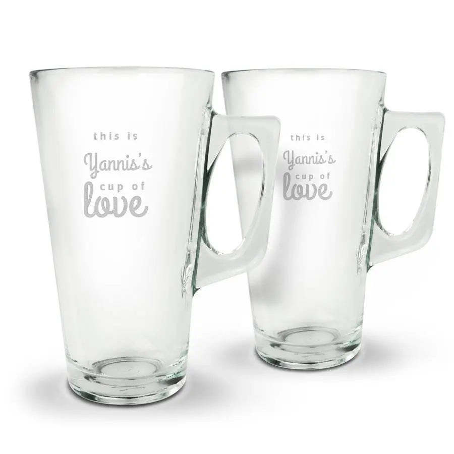 Latte macchiato glass - set of 2