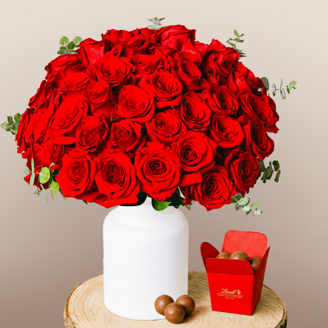 Valentine's Premium Red Roses