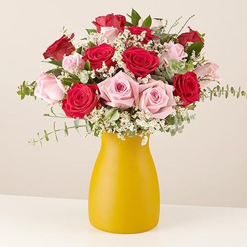 Product photo for Sweet love : Roses Rouges et Roses