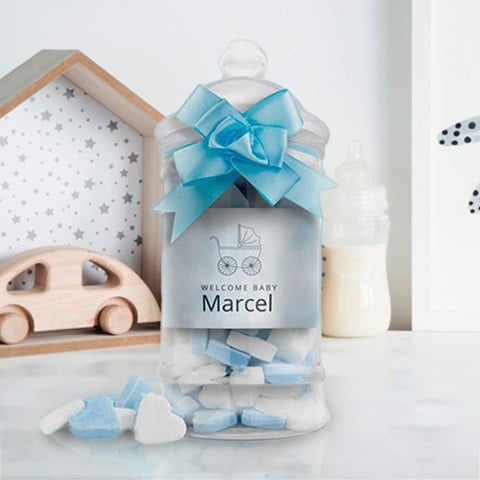 Baby Blue: Serca Cukierki w Butelce Dziecka
