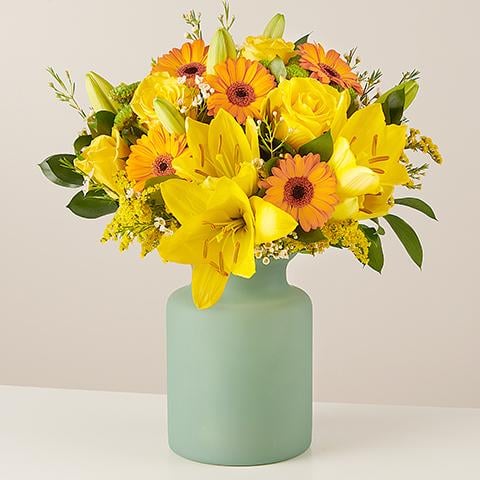 Light Beam: Roses and Lilies