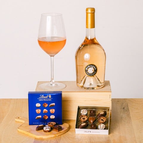 Rose Delicacy : Vin Rosé et mini Pralinés