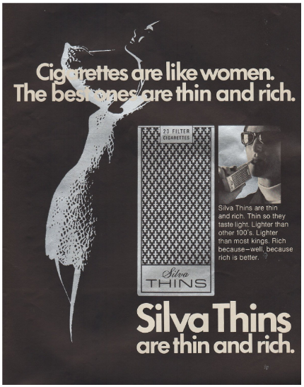 Sexist cigarette advert