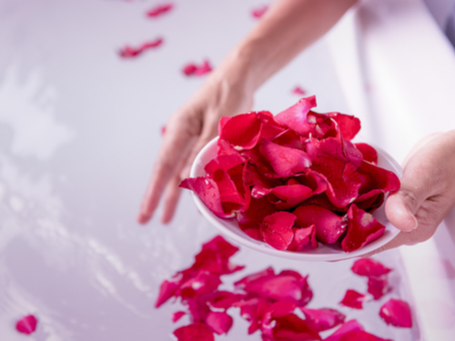 overseas flower delivery rose bath 