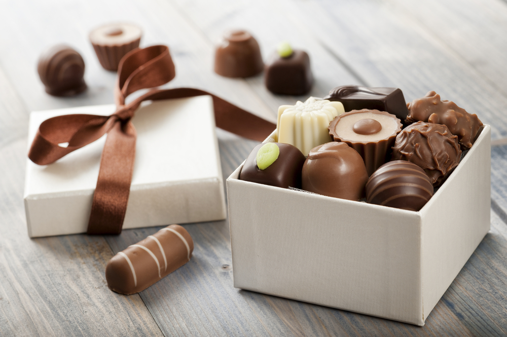 Beautiful box of chocolate