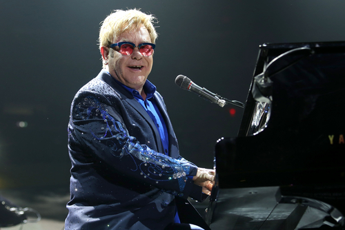 Elton John at the Piano