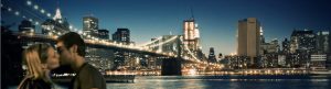 Romantic cityscape NYC