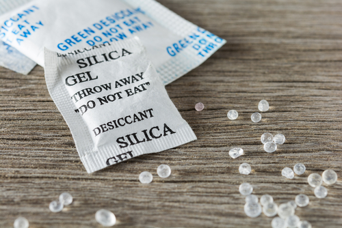 Silica Gel Packet and contents