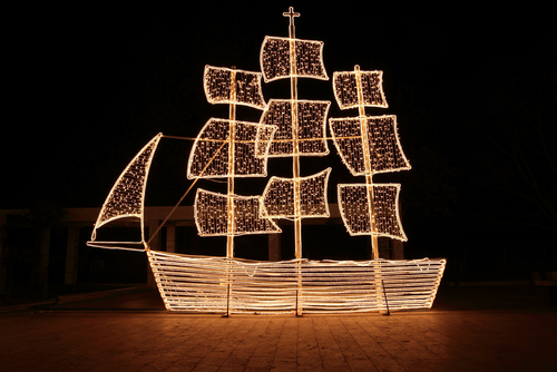 Greek Christmas boat