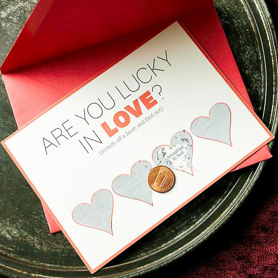 Valentine's Day Scratchcards
