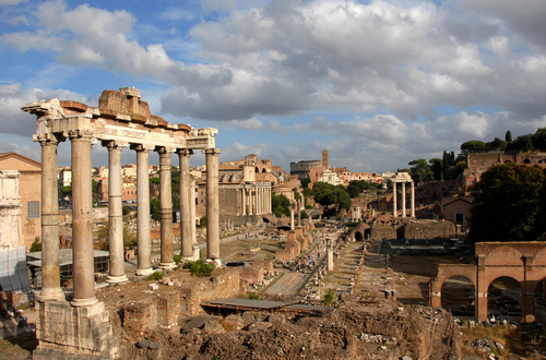Roman forum site