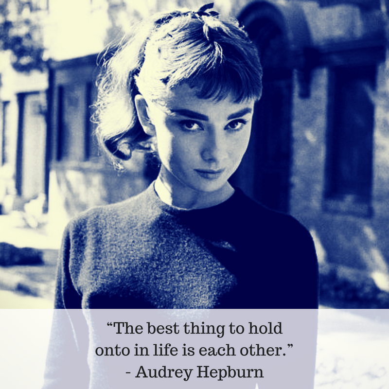 Audrey Hepburn inspiring quote