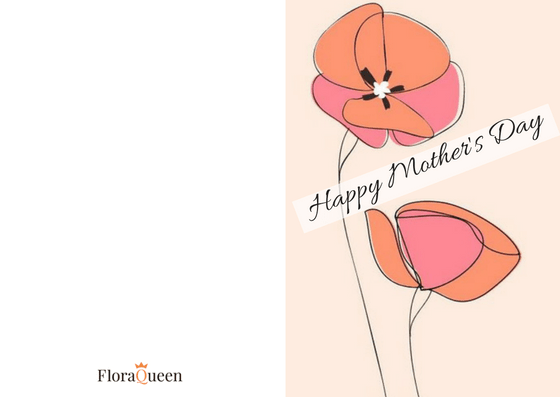 Orange Flower Mother's Day