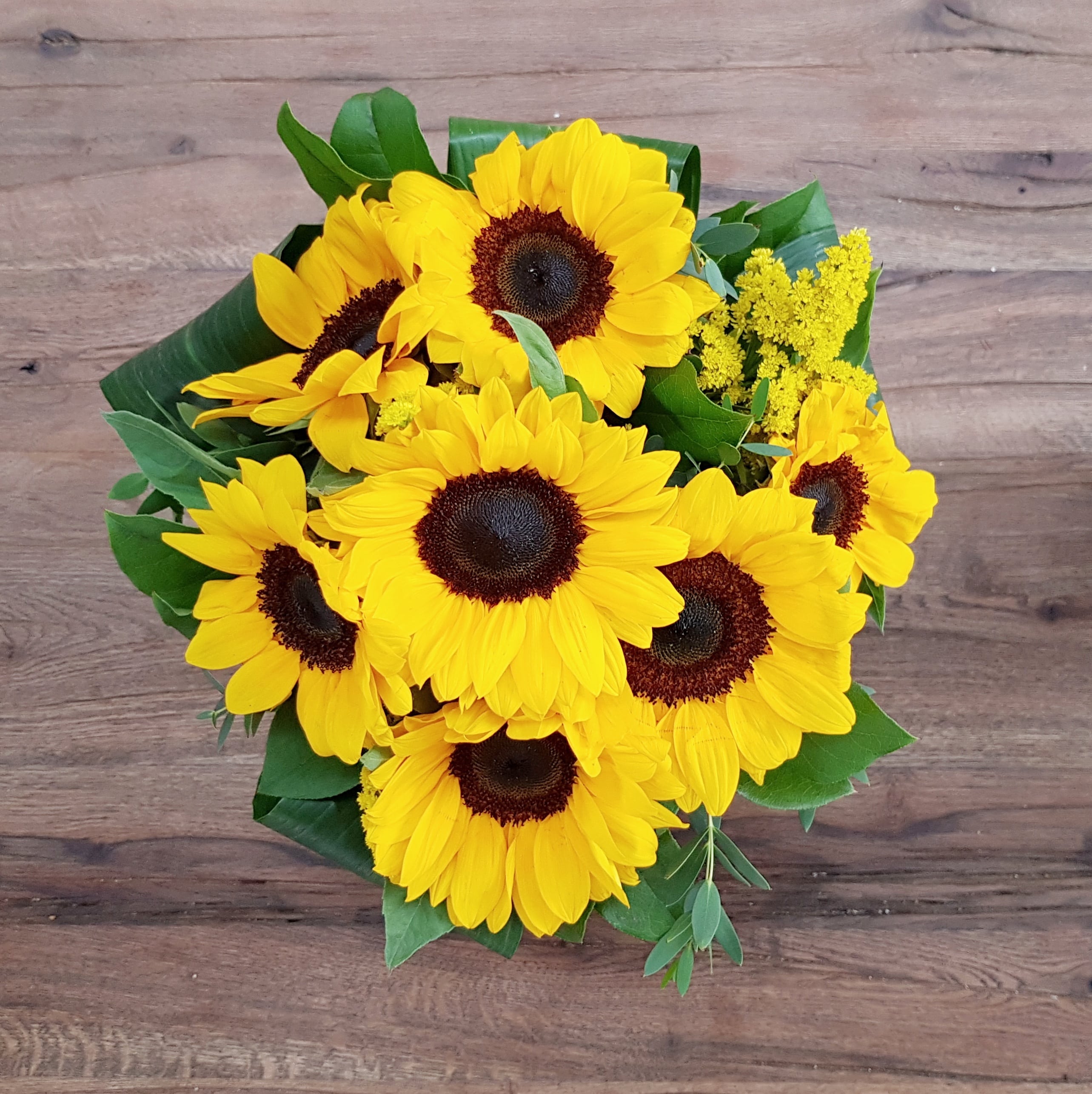 bouquet de tournesols rayon de soleil floraqueen