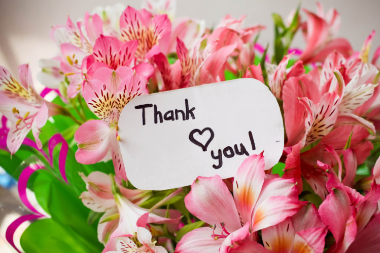 thank you flowers images for presentation