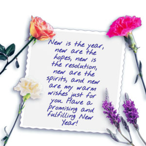 shutterstock 1585180375 FloraQueen EN Write the Best Happy New Year Quotes on a Greeting Card to Your Loved Ones