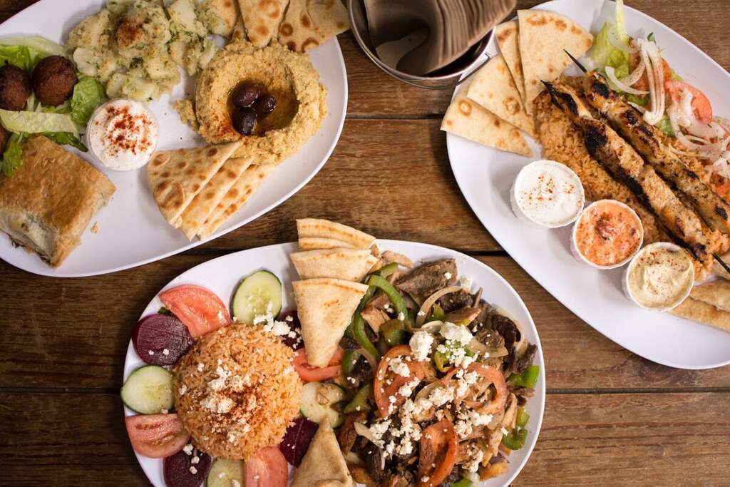 authentic greek, greek food, hummus