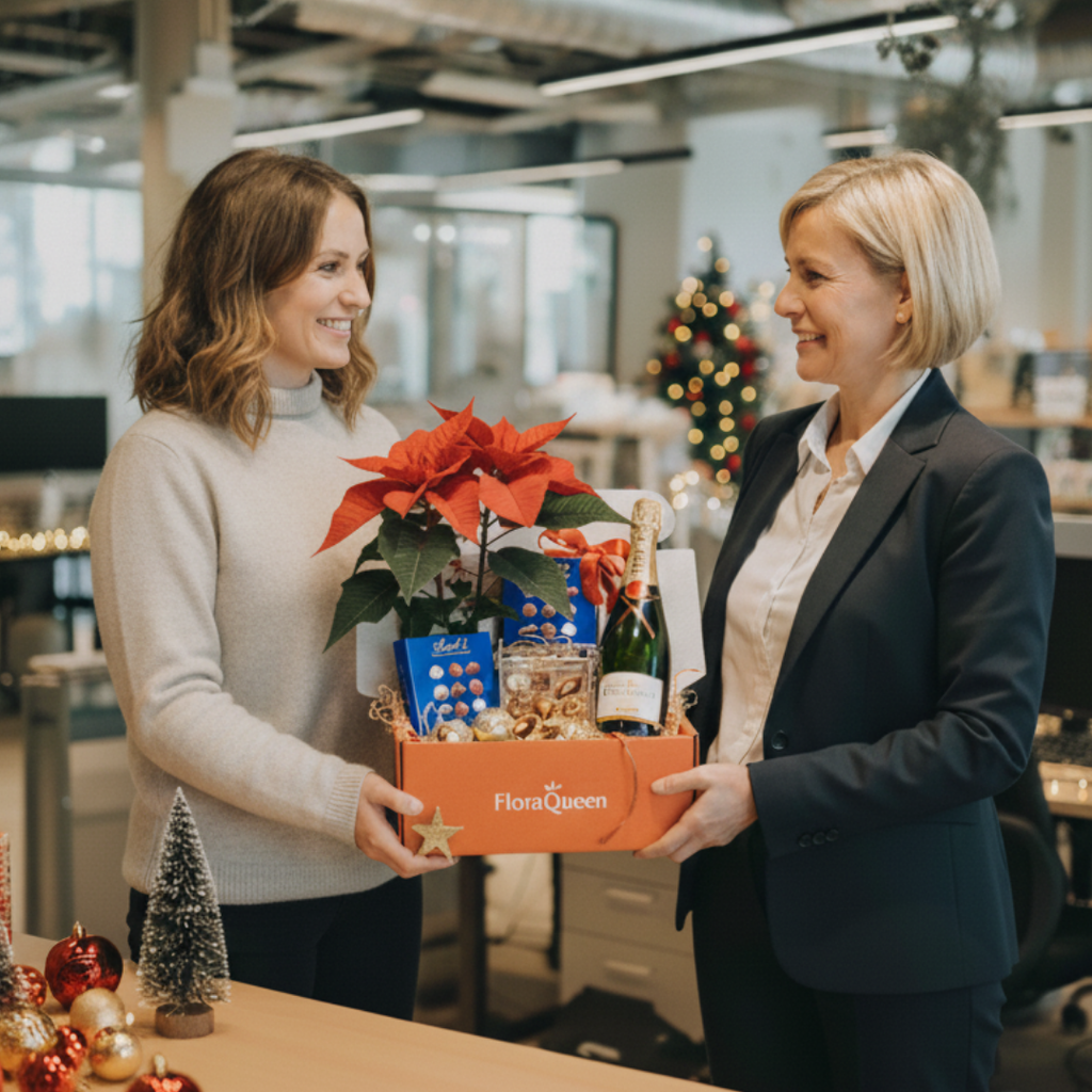 Plantas vivas combinadas com guloseimas gourmet