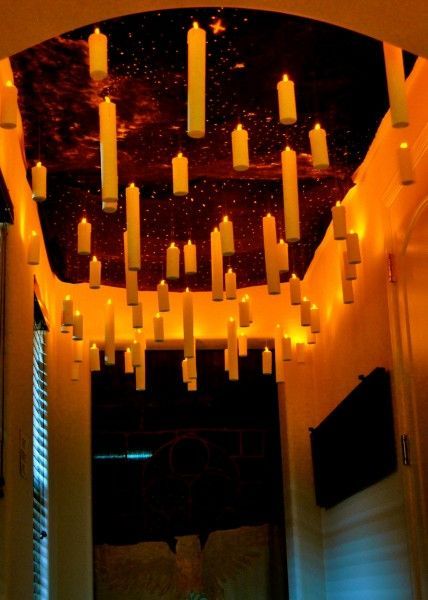 bougies suspendues au plafond Halloween décoration