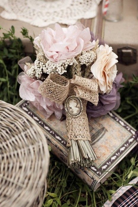 bouquet de mariée vintage