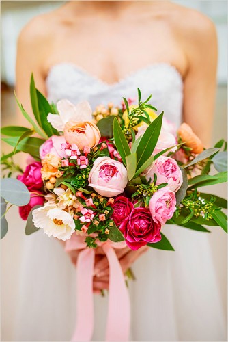 bouquet de mariée couleurs pastel