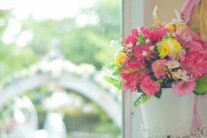 bouquet de fleurs colorées