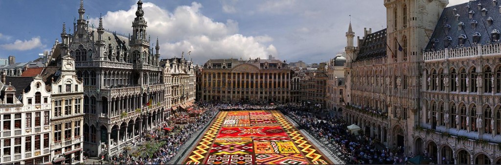 flower carpet grand place bruxelles belgique