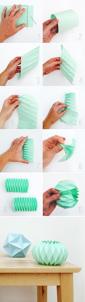 vase origami tuto