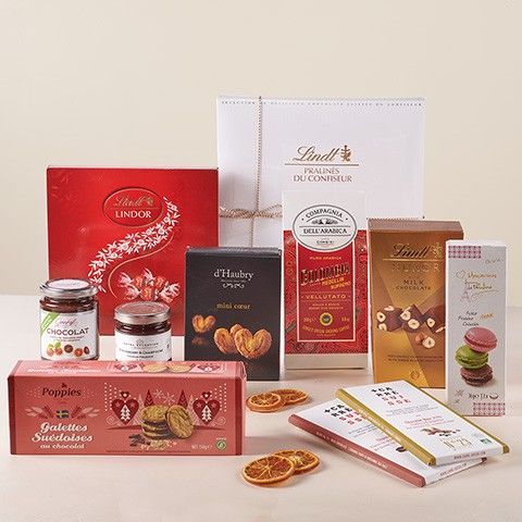 Product photo for Sweet Sentiments: Premium Chocolates and Columbian Coffee