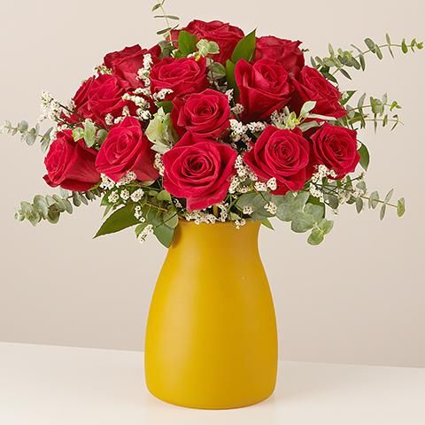 Klassische Liebe: 12 Rote Rosen